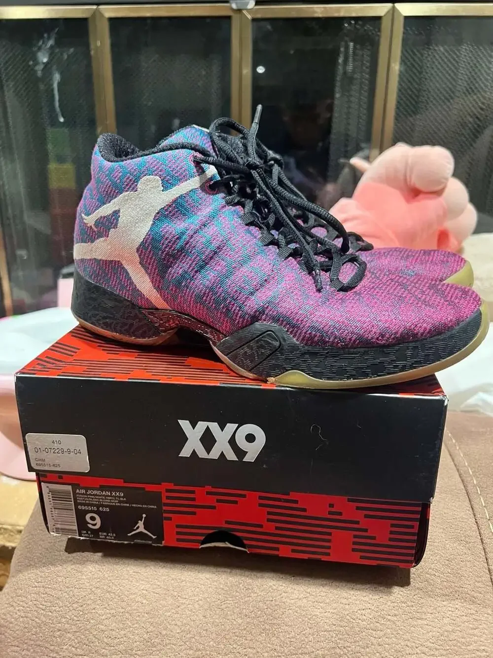Air Jordan XX9 Fusion Pink/White-Tropical Teal Size 9